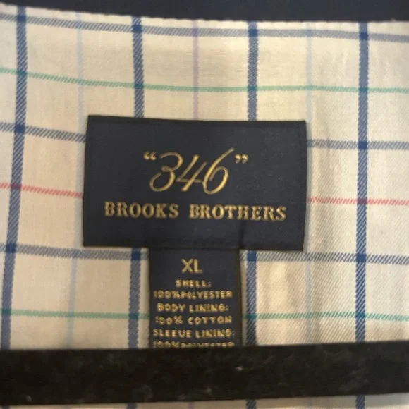 Men's Brooks Brothers Navy Jacket - Picture 2 of 2